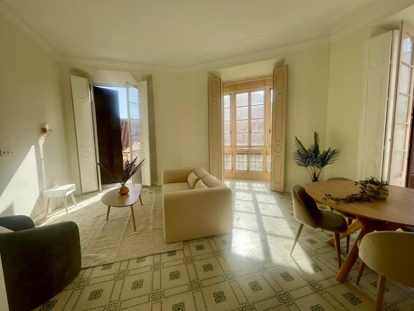 Sala de estar de Piso en venta en Málaga con Terraza y Balcón