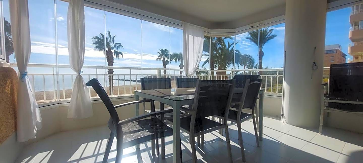 Dining room of Flat for sale in Águilas  with Air Conditioner, Terrace and Furnished