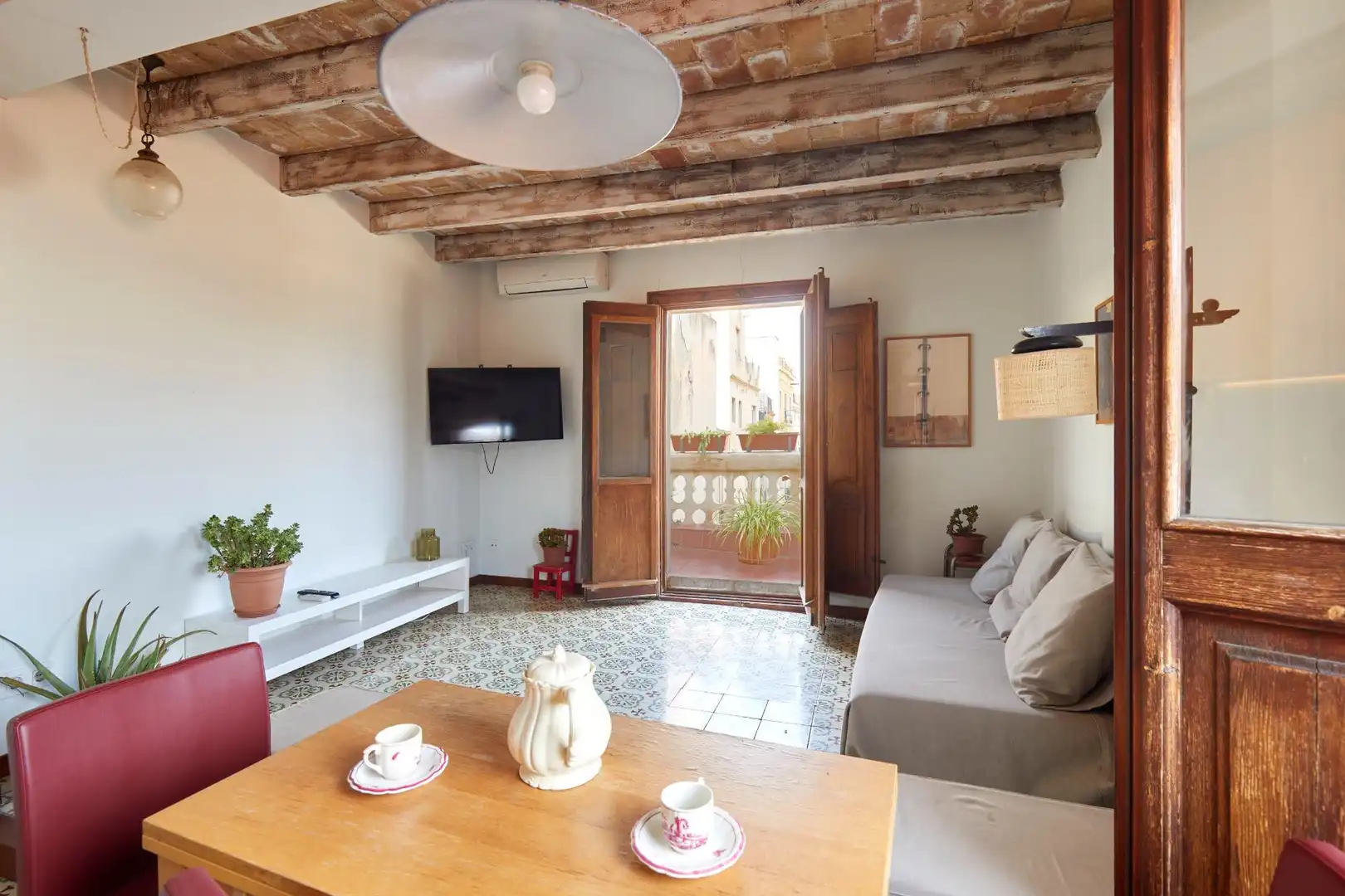 Living room of Attic for sale in Barcelona  with Air Conditioner, Heating and Terrace