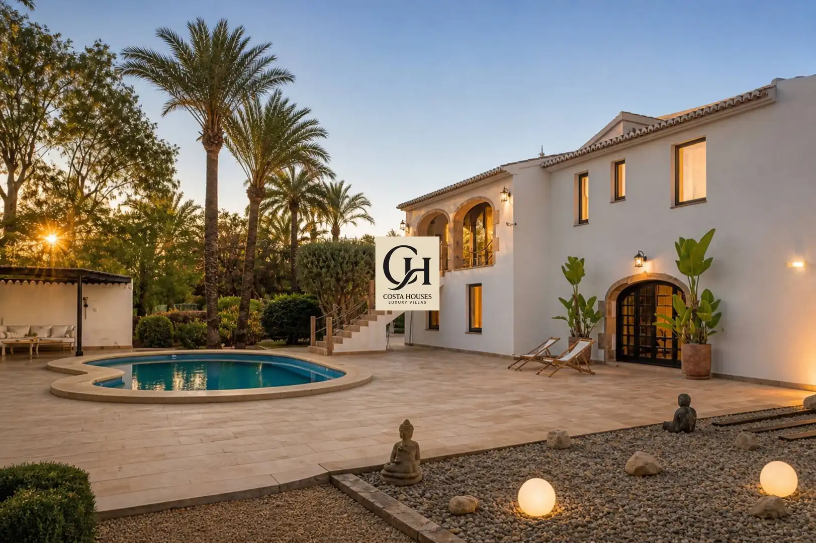 Garden of Houses for sale in Jávea / Xàbia  with Air Conditioner, Heating and Private garden