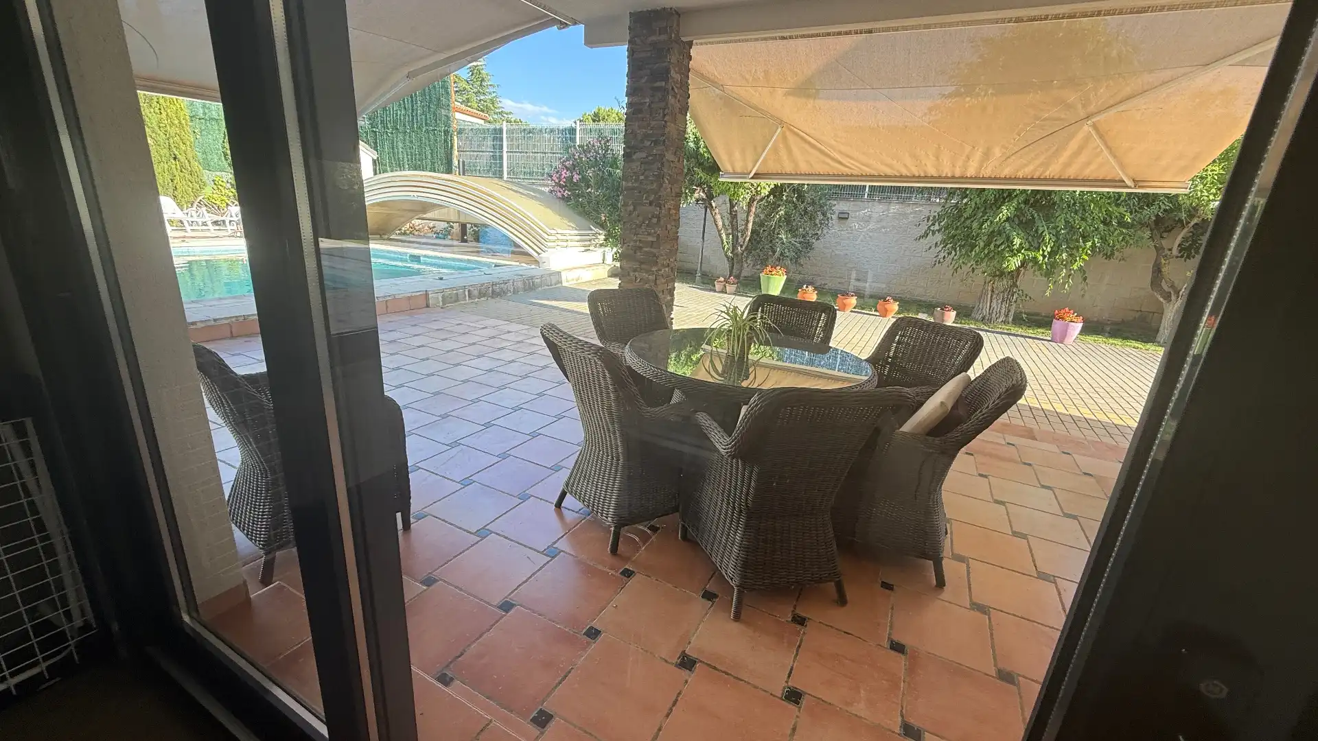 Terrasse von Haus oder Chalet zum Verkauf in Albacete mit Klimaanlage, Heizung und Privatgarten