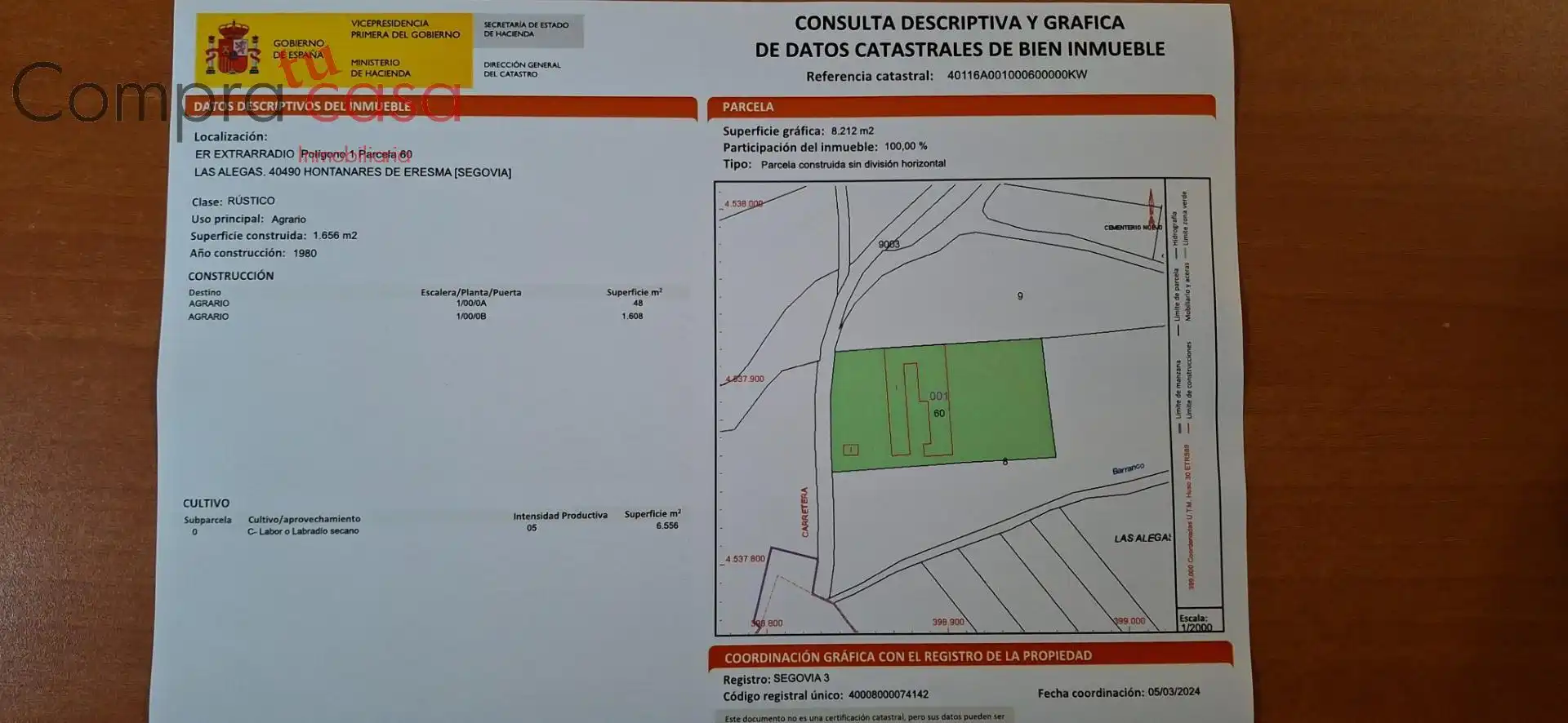 Nave industrial en venta en Hontanares de Eresma