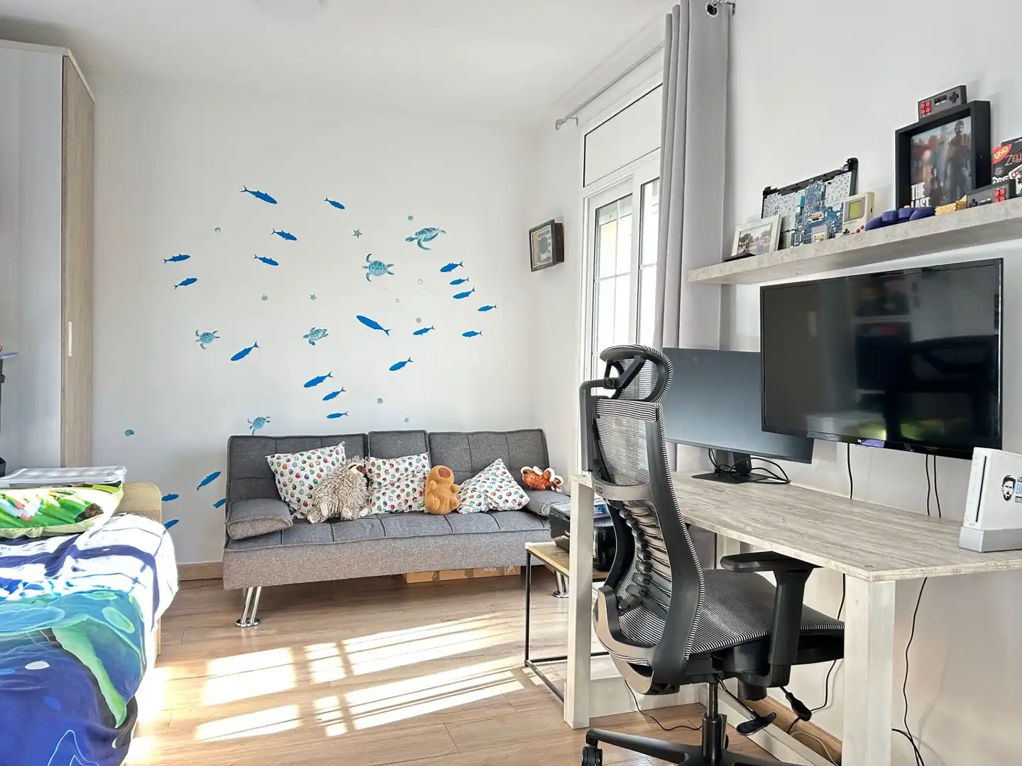 Wohnzimmer von Maisonette zum Verkauf in Sant Boi de Llobregat mit Klimaanlage, Heizung und Parkett