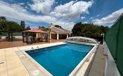 Swimming pool of House or chalet for sale in  Murcia Capital  with Air Conditioner and Swimming Pool