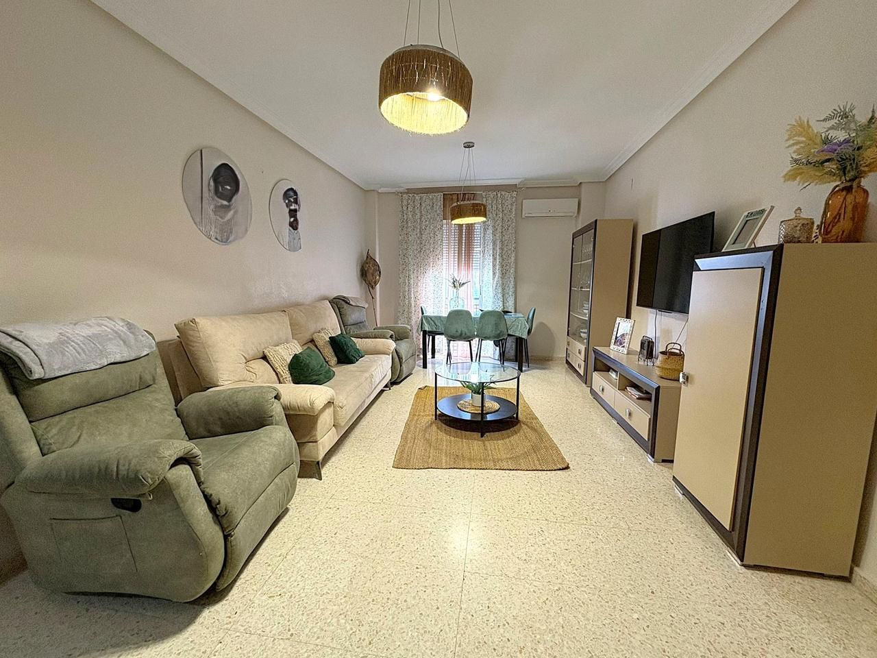 Living room of Flat for sale in Almendralejo  with Air Conditioner