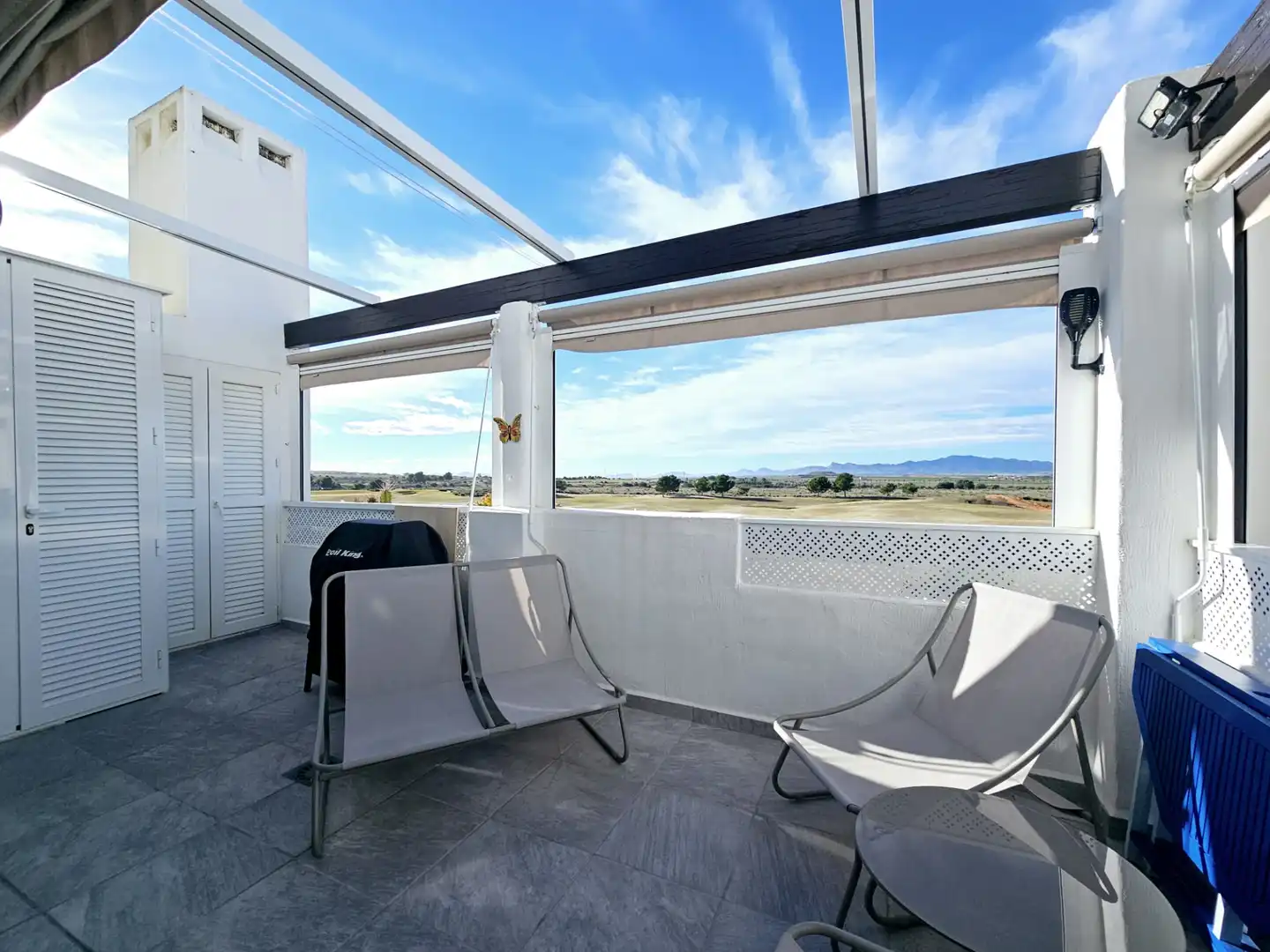 Terraza de Apartamento en venta en Alhama de Murcia con Aire acondicionado, Amueblado y Piscina comunitaria