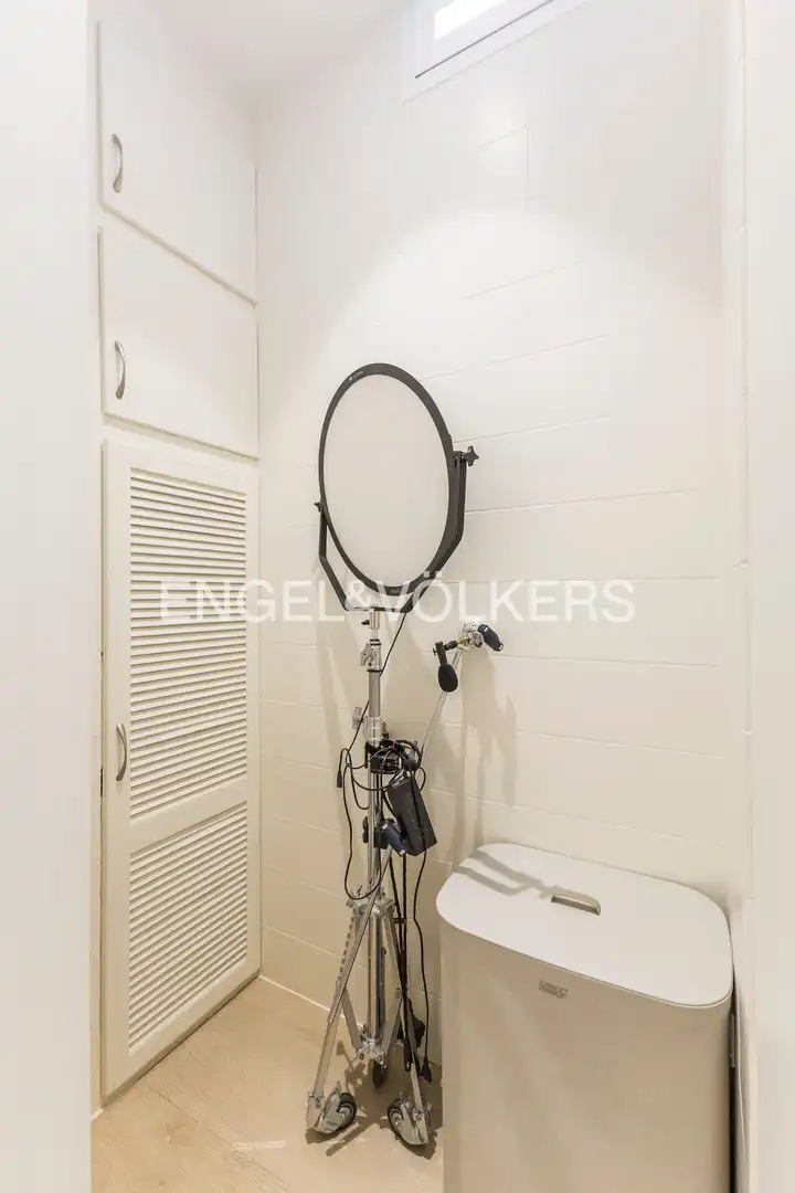 Balcony of Flat for sale in Madrid  with Air Conditioner, Heating and Storage room