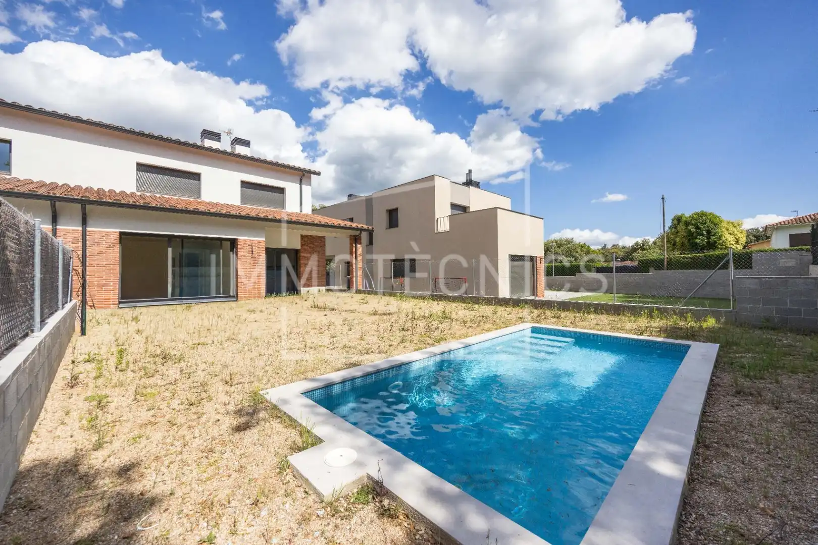 Vista exterior de Casa adosada en venta en Sant Esteve de Palautordera con Aire acondicionado, Calefacción y Jardín privado