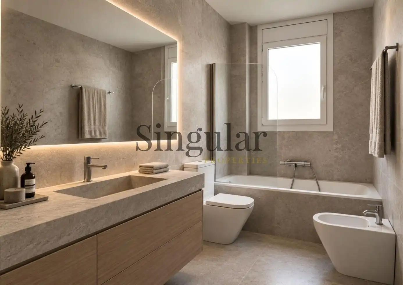 Baño de Piso en venta en Barcelona con Calefacción, Trastero y Alarma
