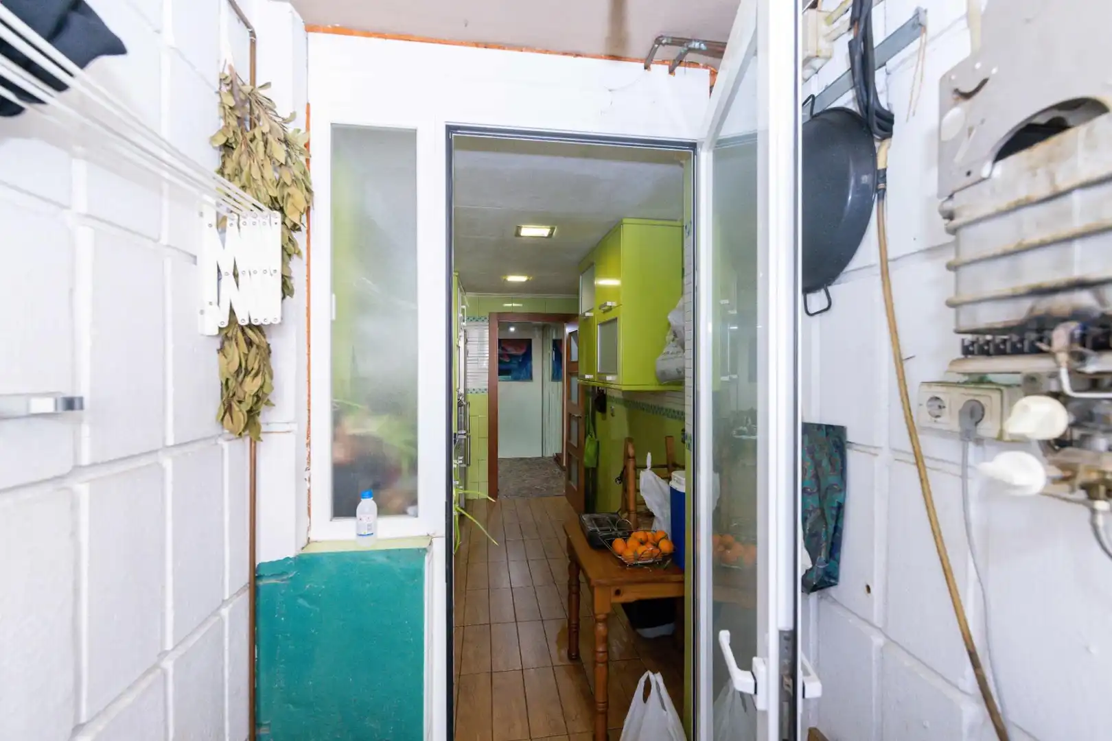 Kitchen of Flat for sale in Granada  with Air Conditioner and Private garden