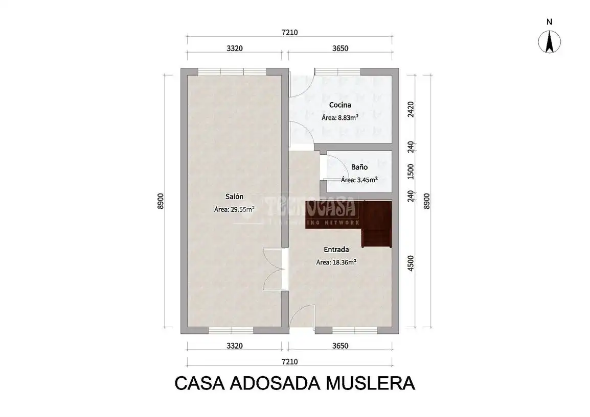 Casa adosada en venta en El Astillero