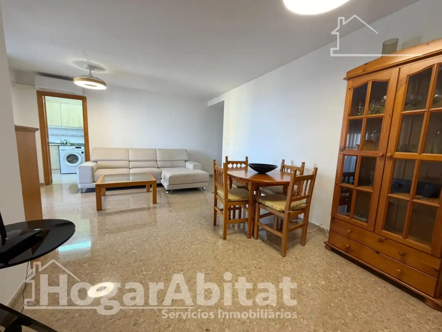 Sala d'estar de Pis en venda en Canet d'En Berenguer amb Aire condicionat, Terrassa i Piscina comunitària