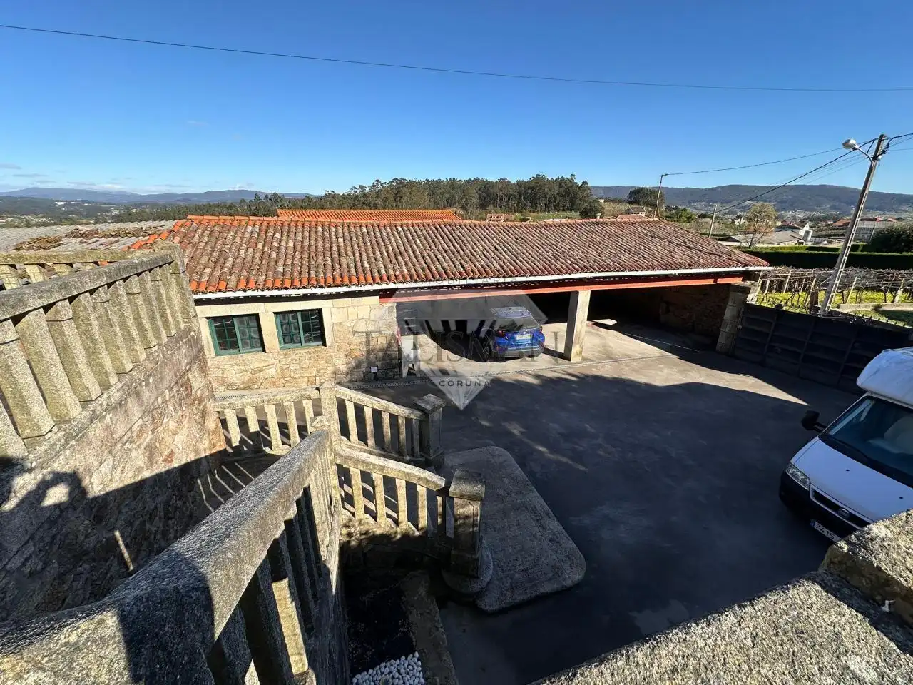 Parking of Houses for sale in Vilanova de Arousa  with Heating, Private garden and Terrace