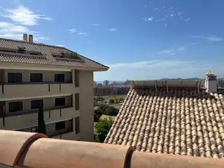 Exterior view of Detached homes for sale in Fuengirola  with Air Conditioner, Storage room and Community pool