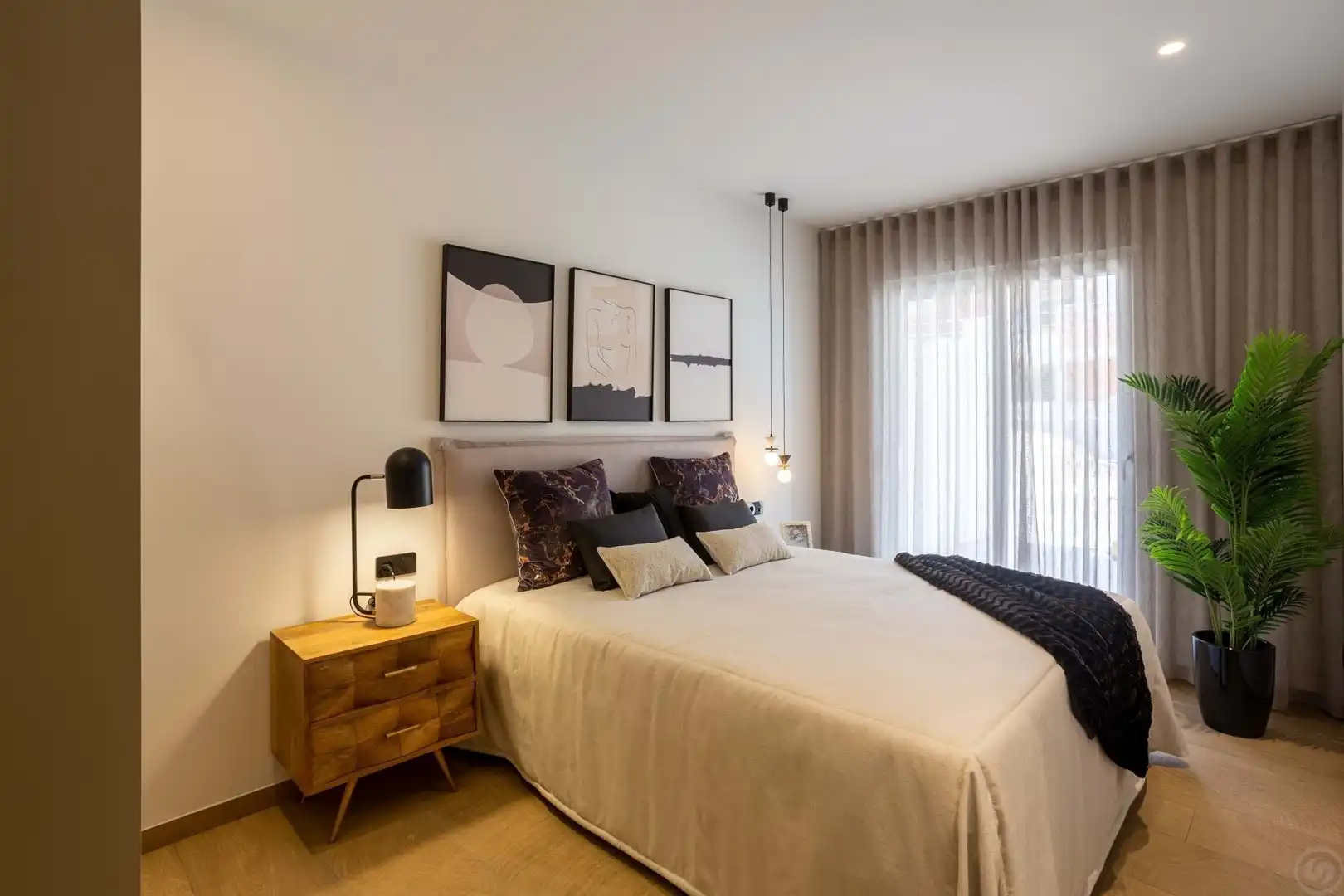 Schlafzimmer von Wohnung zum Verkauf in Algorfa mit Klimaanlage, Heizung und Terrasse