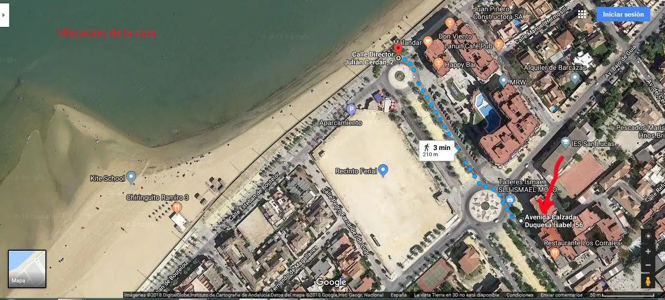 Vista exterior de Piso de alquiler en Sanlúcar de Barrameda con Aire acondicionado y Amueblado