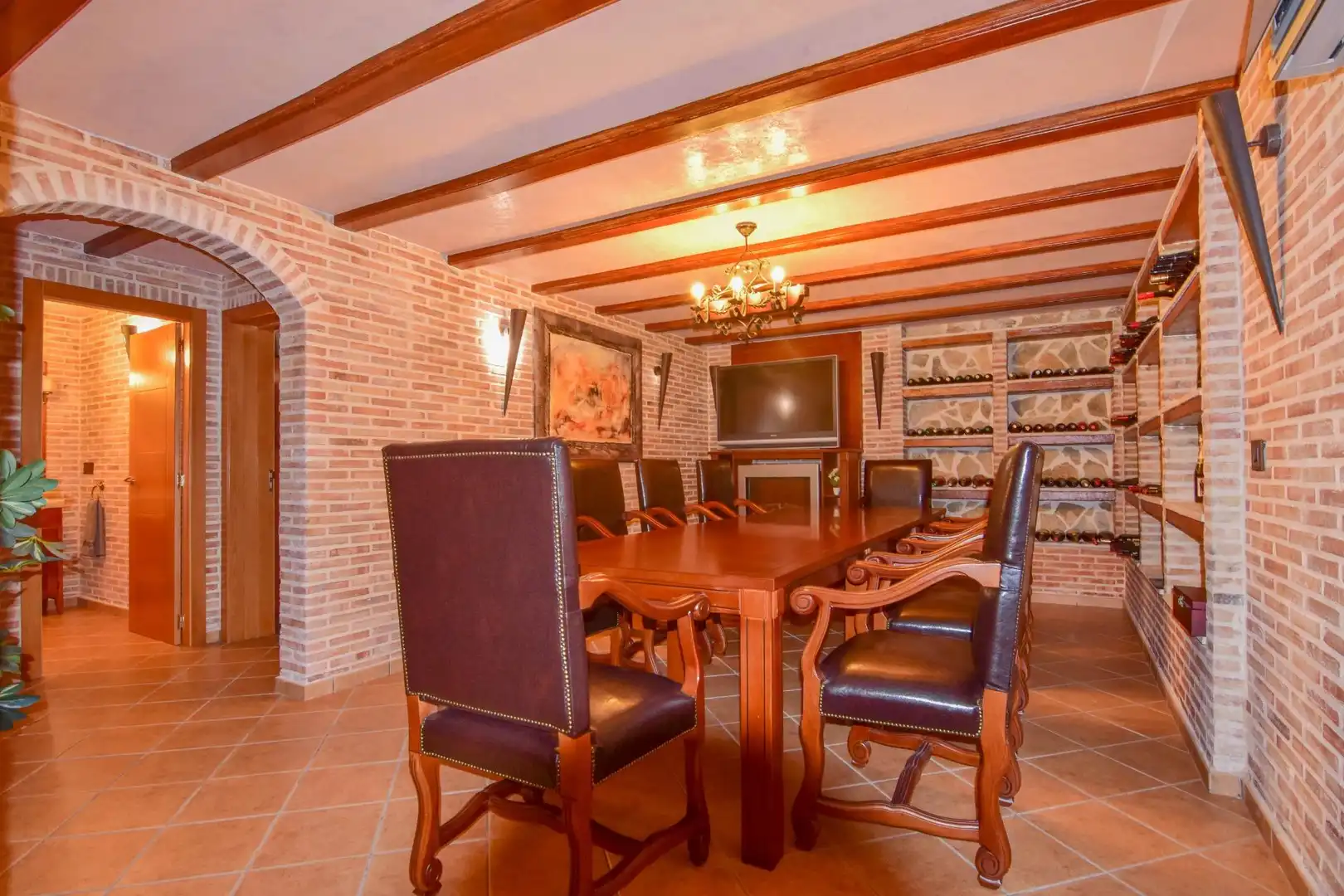 Menjador de Casa o xalet en venda en Picassent amb Aire condicionat, Calefacció i Jardí privat