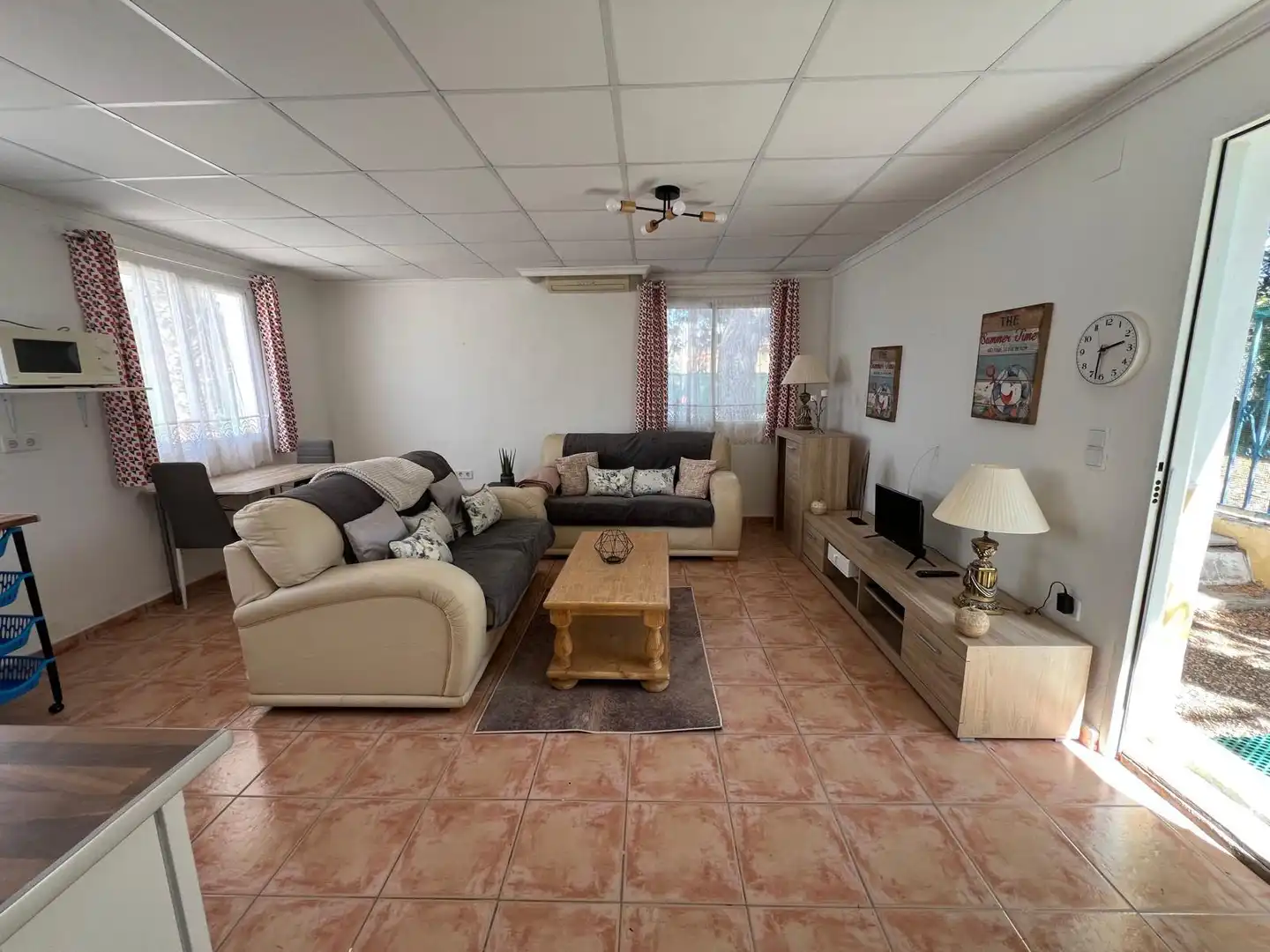 Sala d'estar de Casa o xalet en venda en Aspe amb Aire condicionat, Calefacció i Jardí privat