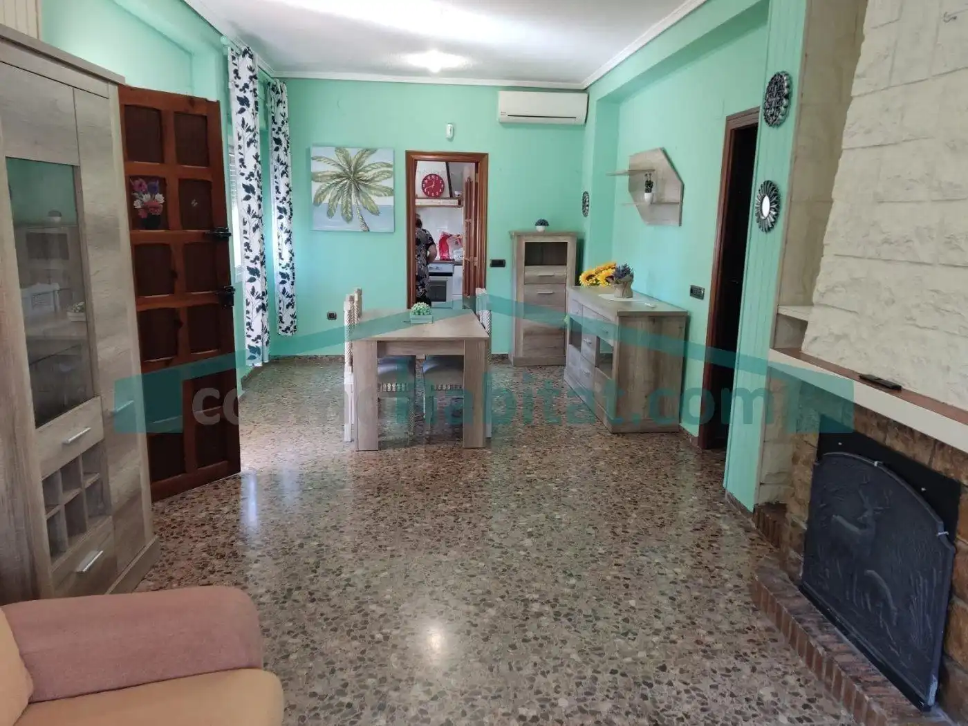 Sala de estar de Casa o chalet de alquiler en Náquera con Aire acondicionado, Jardín privado y Terraza