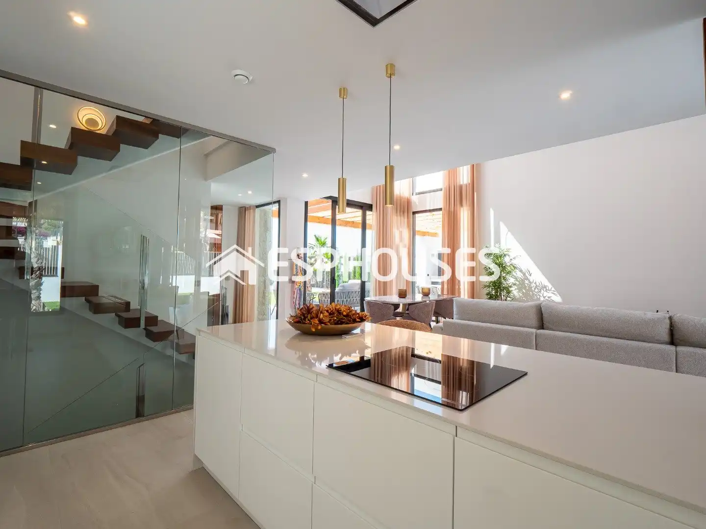 Kitchen of Houses for sale in Finestrat  with Air Conditioner, Terrace and Swimming Pool