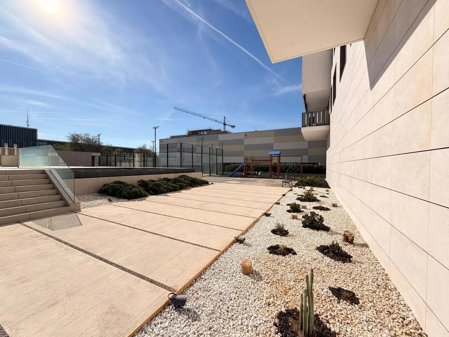 Terrasse von Wohnung zum Verkauf in Tortosa mit Klimaanlage, Heizung und Privatgarten