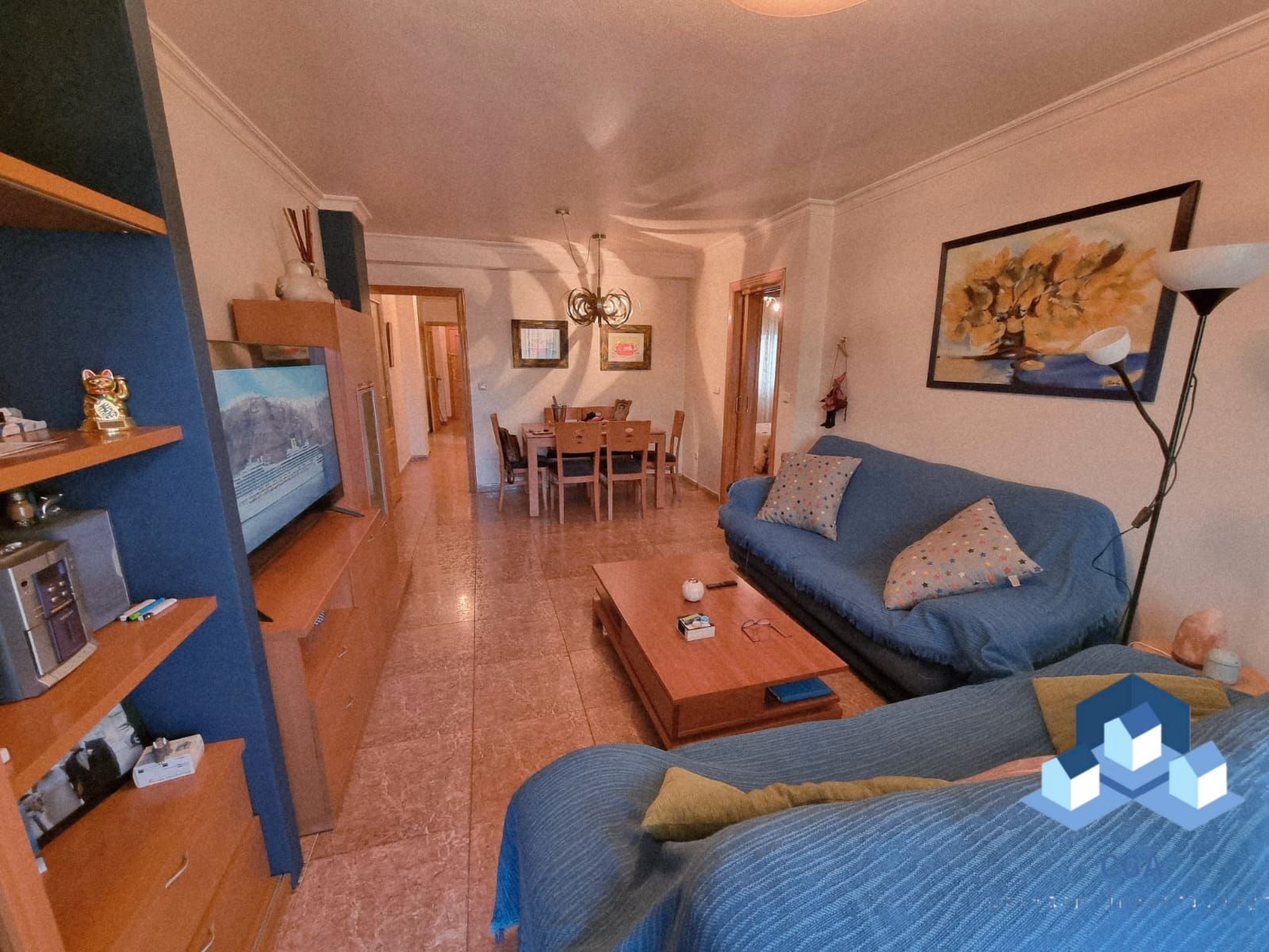 Living room of Flat for sale in Lorca  with Air Conditioner, Storage room and Furnished