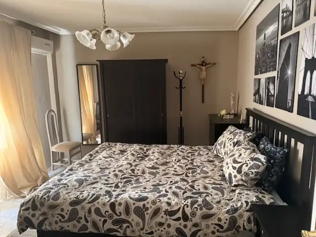 Bedroom of Flat for rent in Puertollano  with Air Conditioner, Heating and Furnished