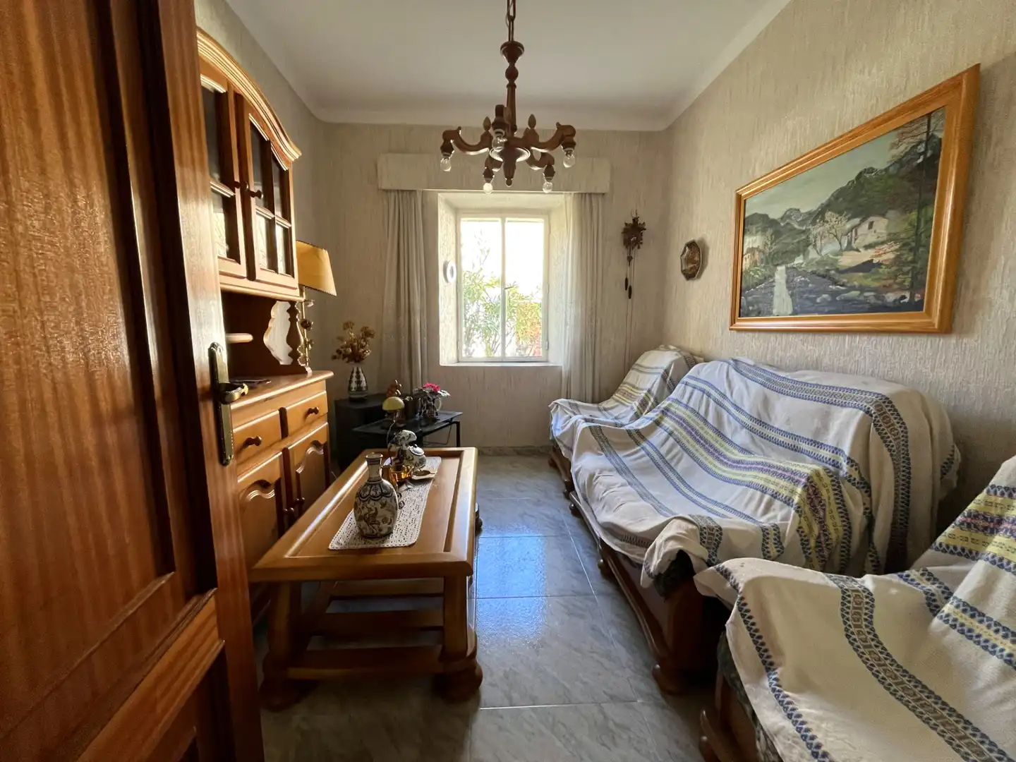 Sala d'estar de Casa o xalet en venda en Guadarrama amb Calefacció, Jardí privat i Terrassa