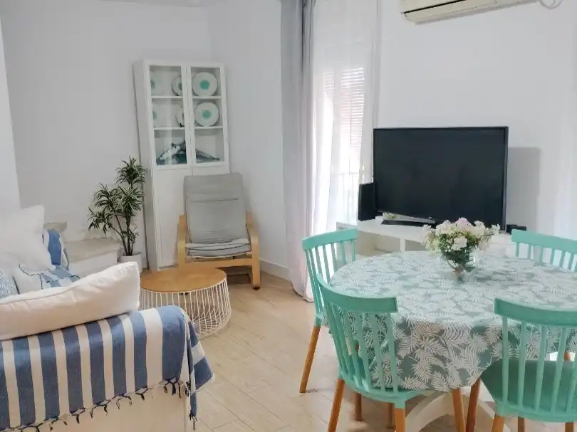 Living room of Flat for rent in Chipiona  with Air Conditioner, Terrace and Balcony