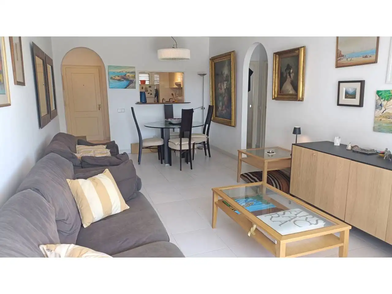 Dining room of Flat for sale in L'Escala  with Private garden, Terrace and Furnished