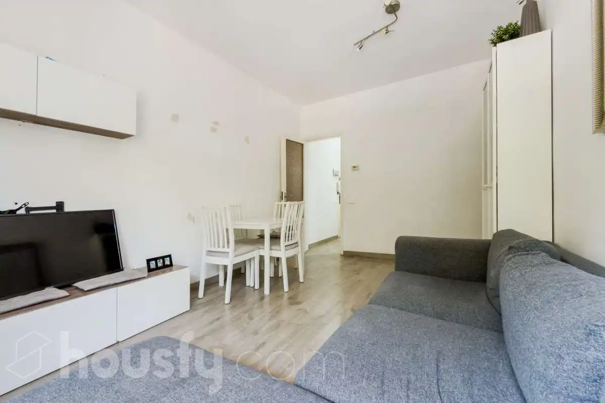 Living room of Flat for sale in Barcelona  with Heating, Terrace and Furnished
