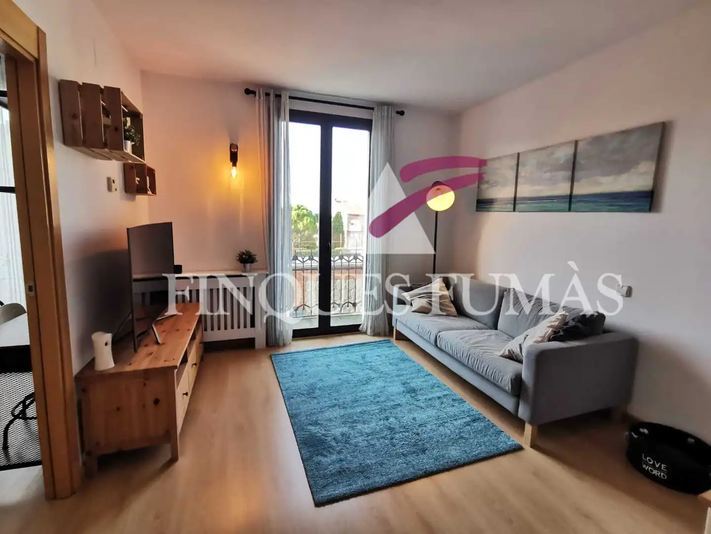 Wohnzimmer von Wohnung zur Miete in Sant Guim de Freixenet mit Heizung, Parkett und Möbliert