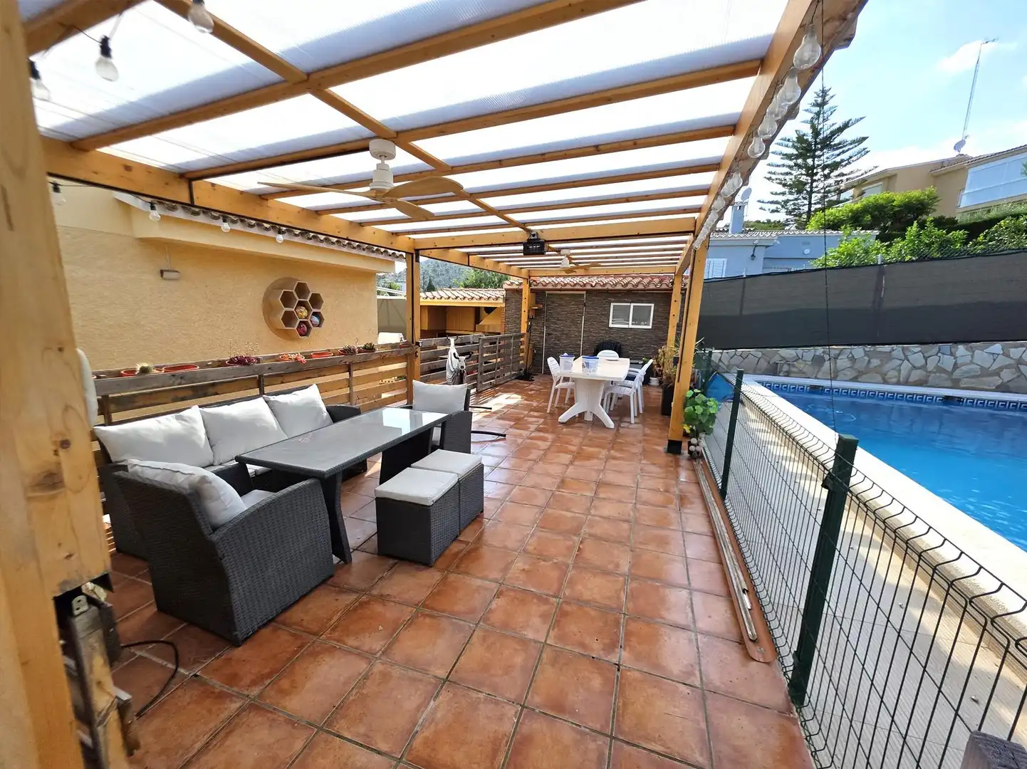Terrassa de Casa o xalet en venda en Benicasim / Benicàssim amb Aire condicionat, Calefacció i Jardí privat