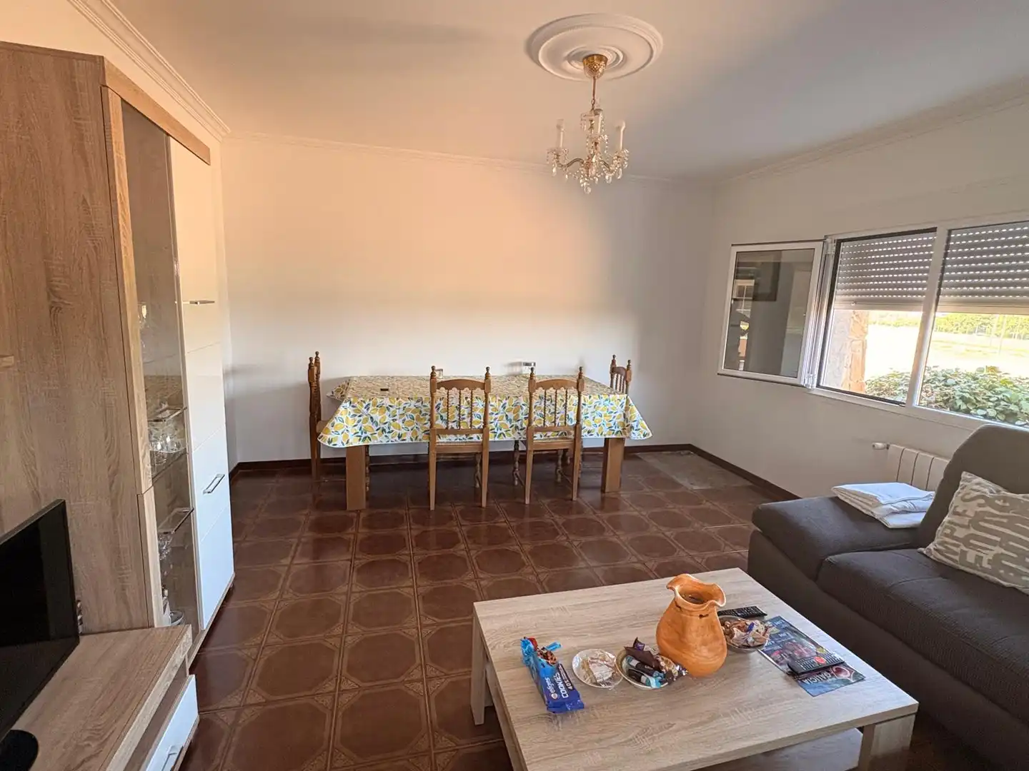 Menjador de Casa o xalet en venda en Teo amb Calefacció, Jardí privat i Terrassa