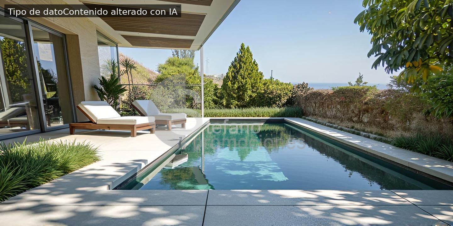 Swimming pool of House or chalet for sale in Málaga Capital  with Air Conditioner, Heating and Private garden