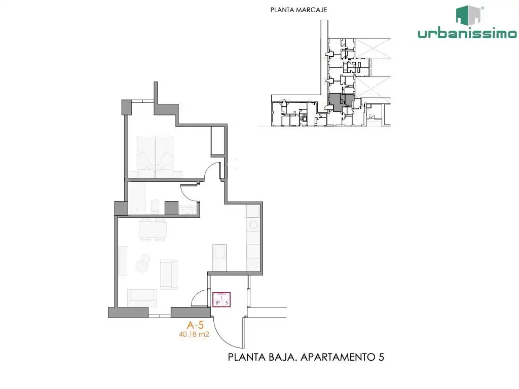 Apartament de lloguer en Madrid amb Aire condicionat, Calefacció i Moblat