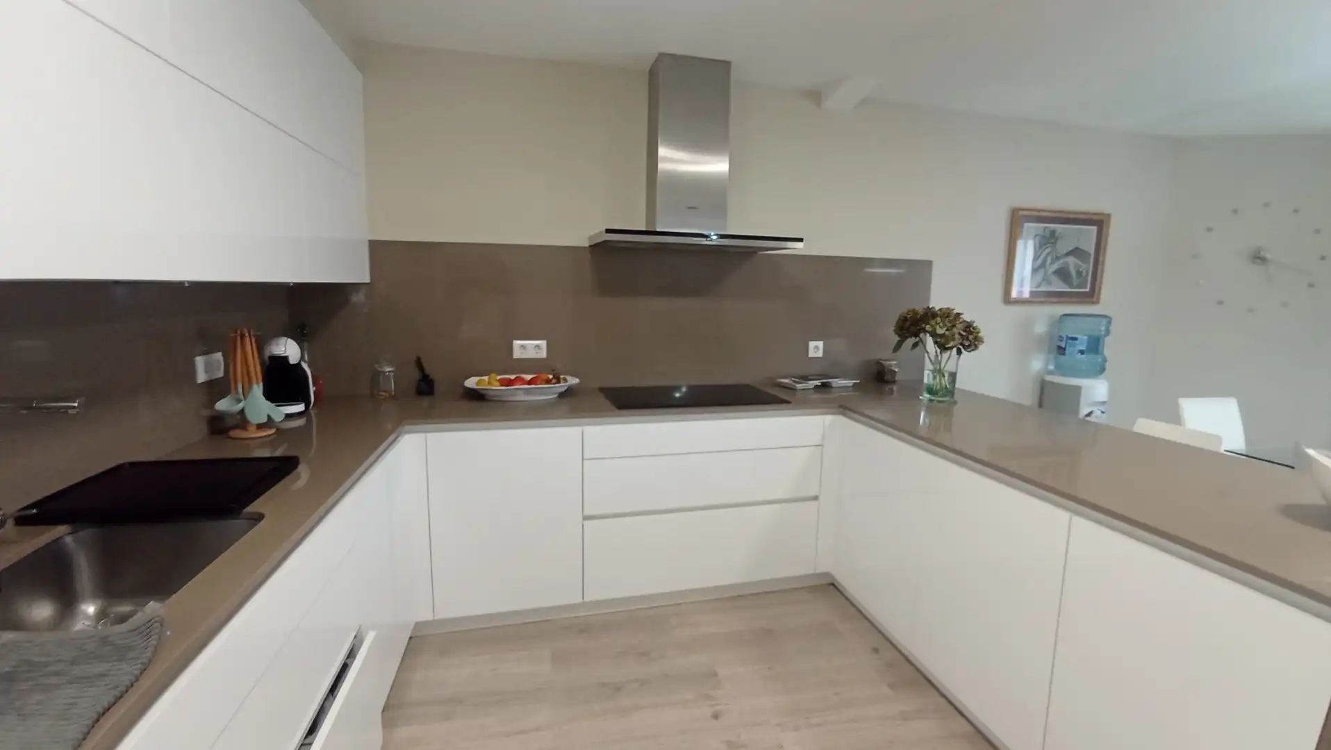 Cocina de Casa o chalet en venta en Ponte Caldelas con Calefacción, Jardín privado y Parquet