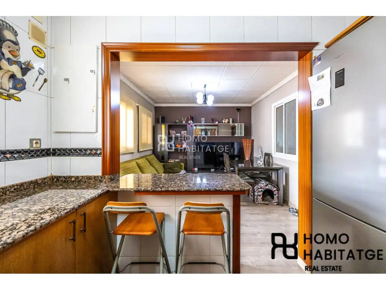 Kitchen of Flat for sale in Barberà del Vallès  with Heating, Parquet flooring and Terrace