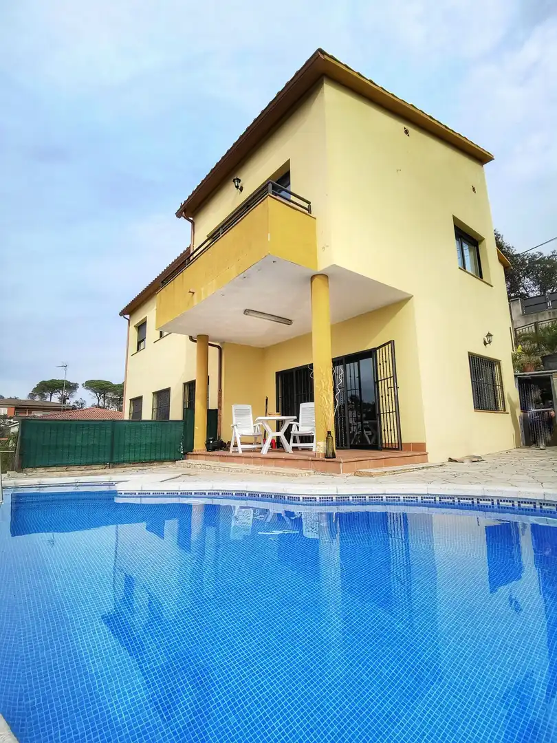 Piscina de Casa o xalet en venda en Lloret de Mar amb Calefacció, Jardí privat i Terrassa