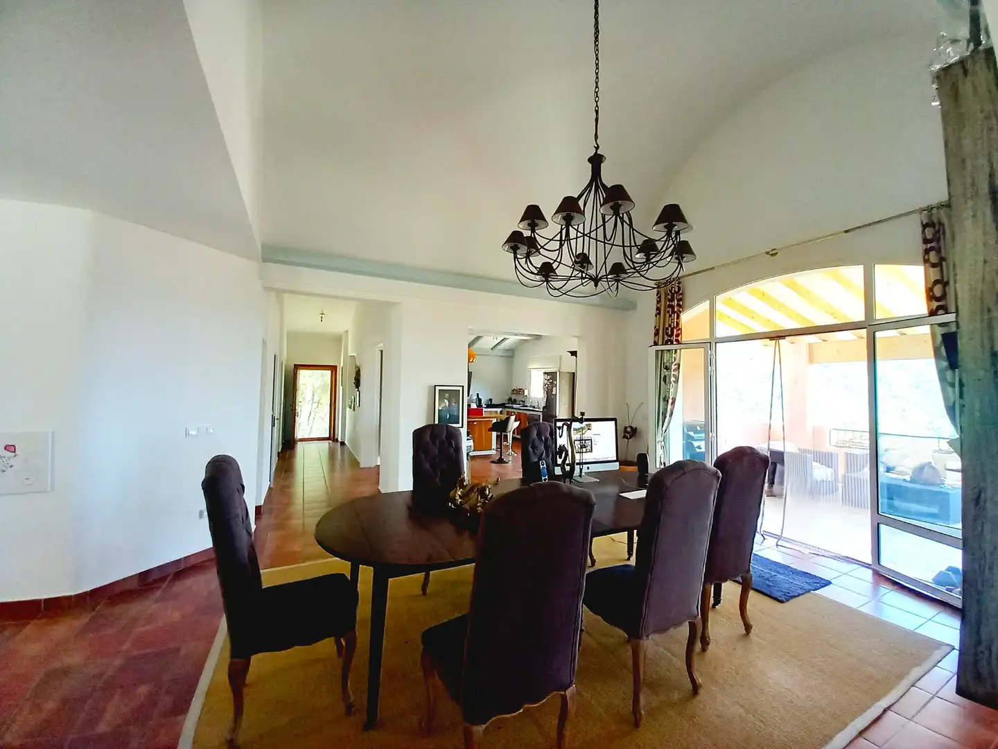 Esszimmer von Haus oder Chalet zum Verkauf in El Castell de Guadalest mit Klimaanlage, Privatgarten und Terrasse