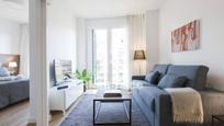 Living room of Apartment to rent in  Barcelona Capital  with Air Conditioner, Heating and Swimming Pool