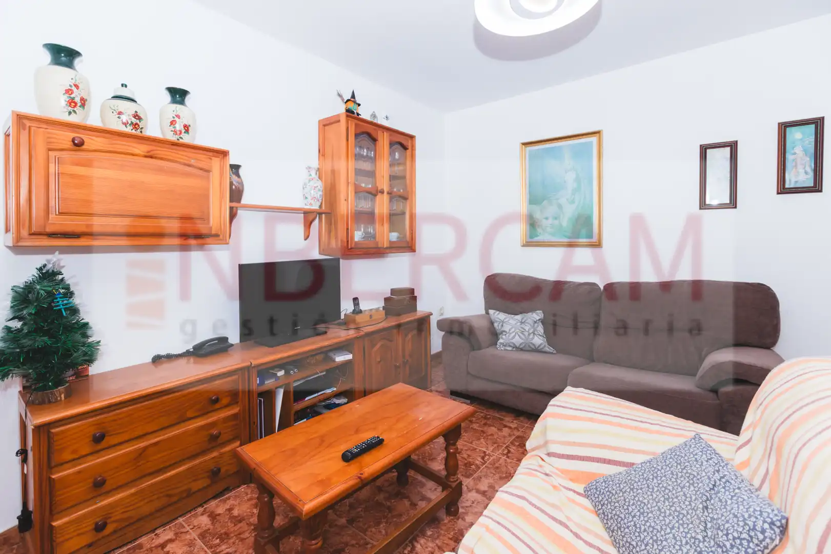 Sala d'estar de Pis en venda en El Ejido amb Aire condicionat i Moblat