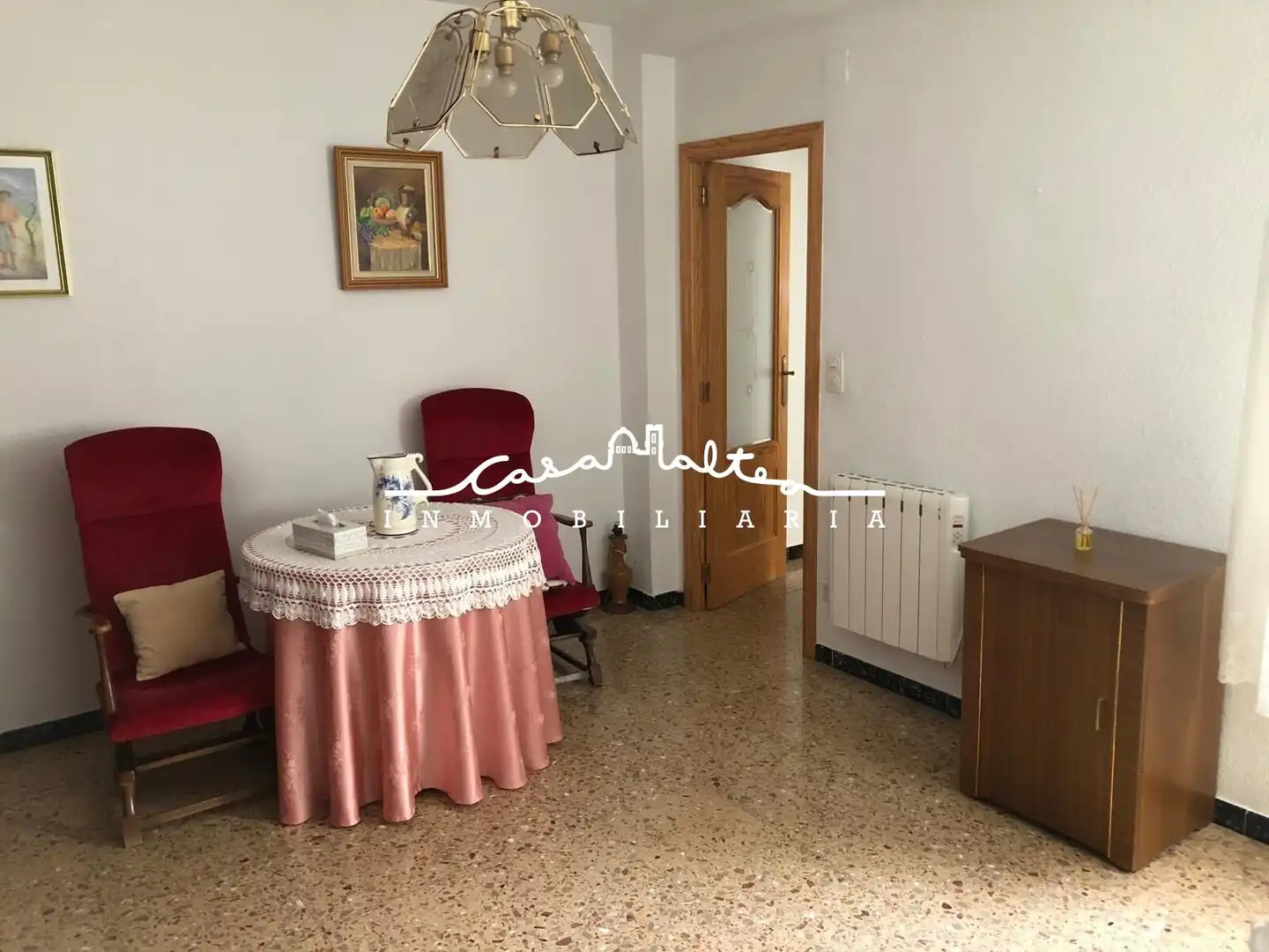 Wohnzimmer von Wohnung zur Miete in Altea mit Heizung, Möbliert und Balkon