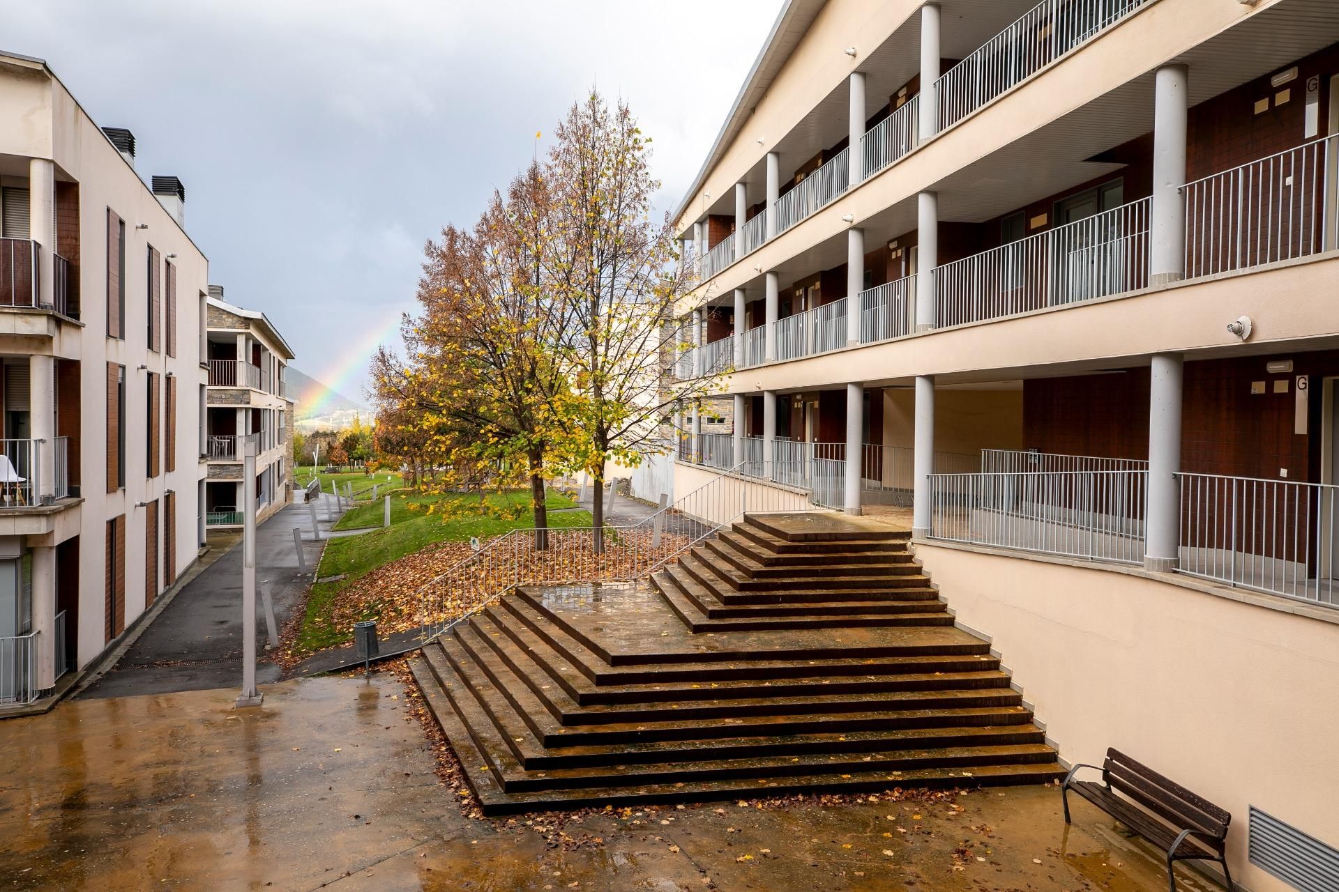 Exterior view of Flat for sale in Sabiñánigo  with Heating, Private garden and Parquet flooring