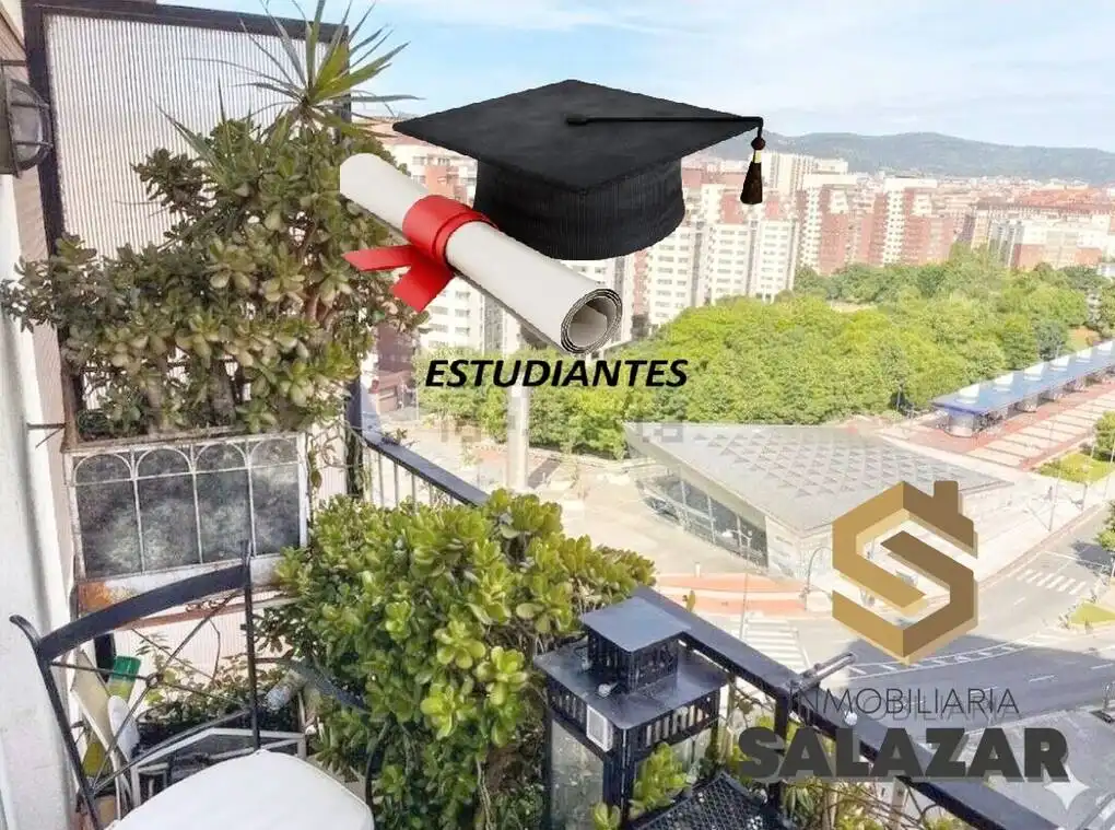 Vista exterior de Piso de alquiler en Bilbao  con Calefacción y Terraza