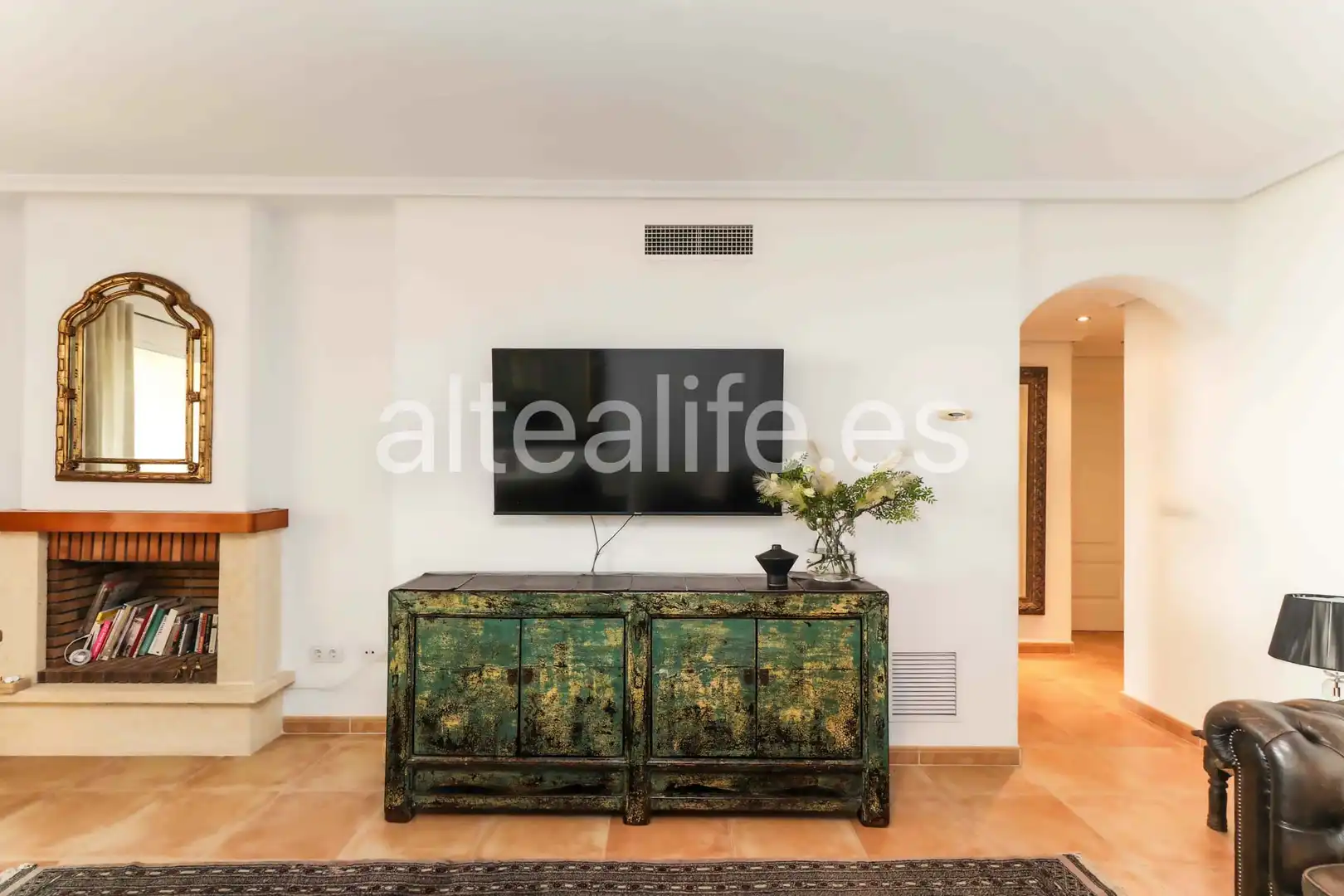 Sala de estar de Apartamento de alquiler en Altea con Terraza, Amueblado y Horno