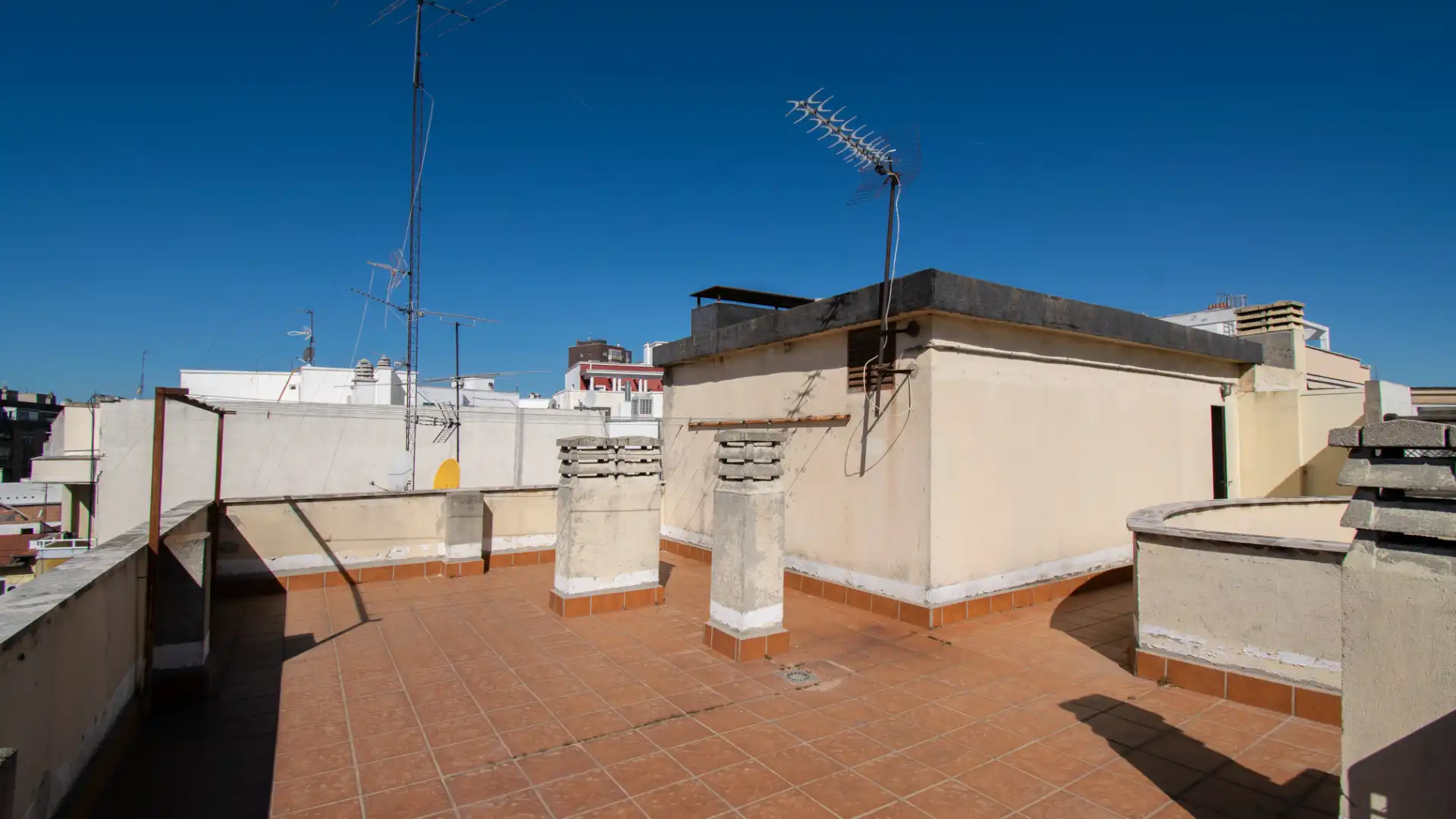 Terrace of Study for rent in Madrid  with Air Conditioner, Heating and Furnished