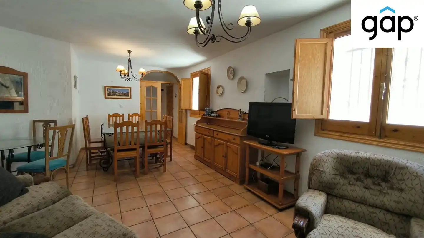 Living room of Houses for rent in Palomera  with Heating, Terrace and Furnished