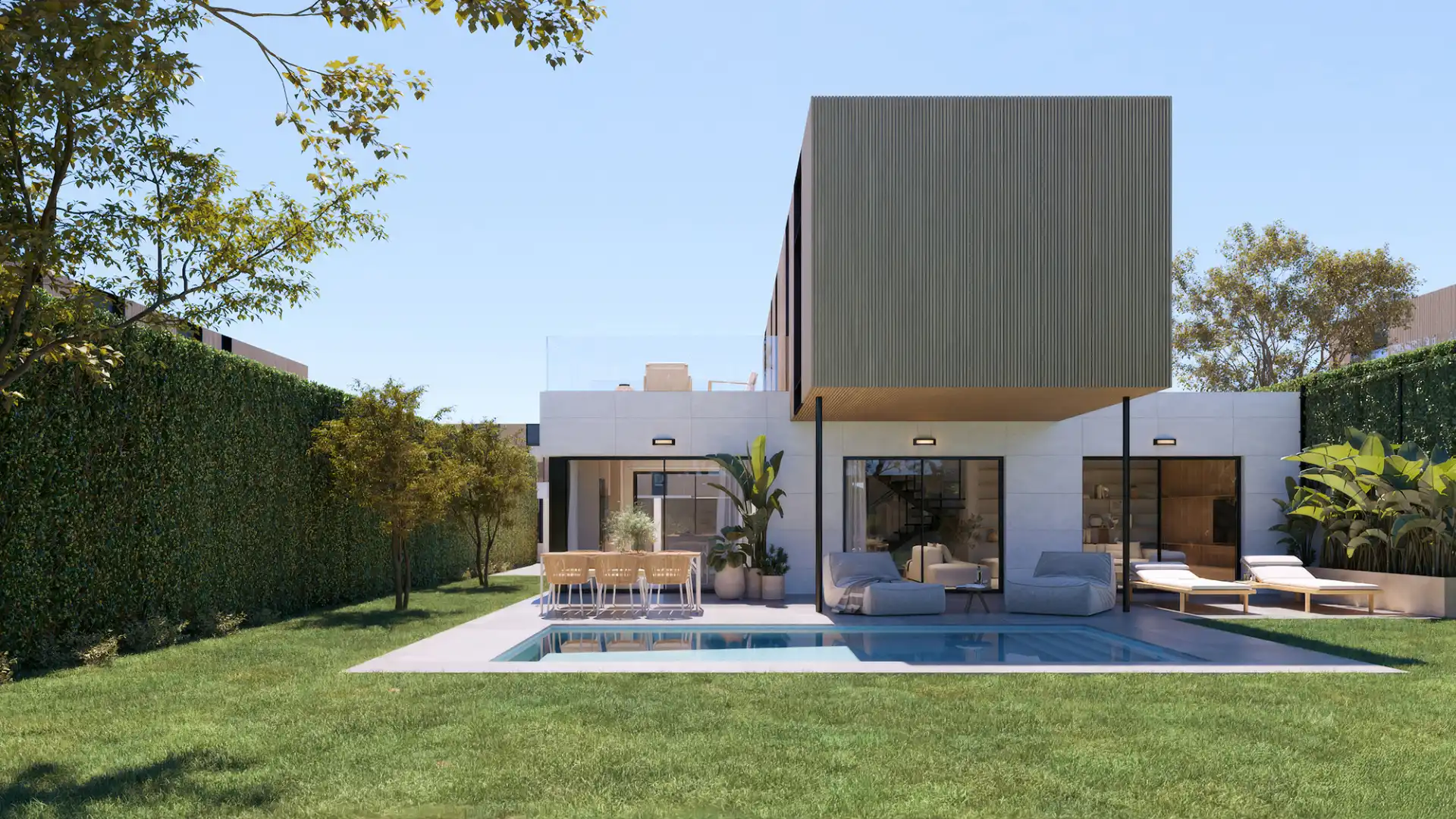Terrassa de Casa o xalet en venda en Sanxenxo amb Calefacció, Jardí privat i Terrassa