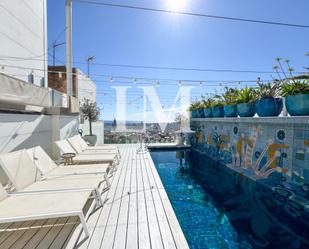 Swimming pool of House or chalet to rent in  Barcelona Capital  with Air Conditioner, Heating and Terrace